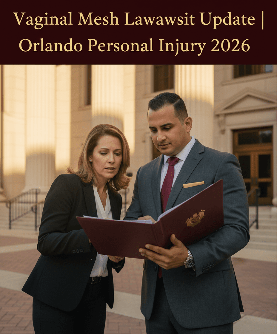 Vaginal Mesh Lawsuit Update | Orlando Personal Injury 2026