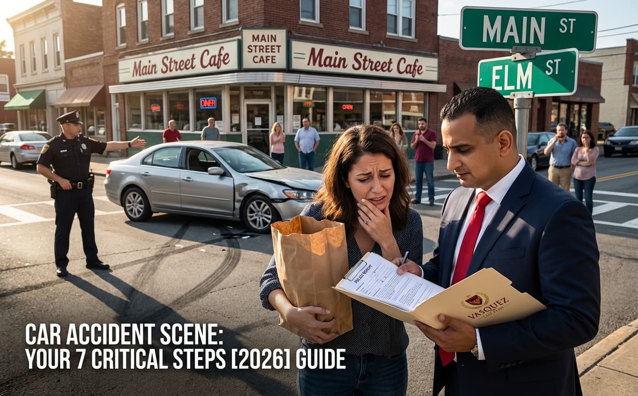 7 Steps You Must Take at a Car Accident Scene in 2026