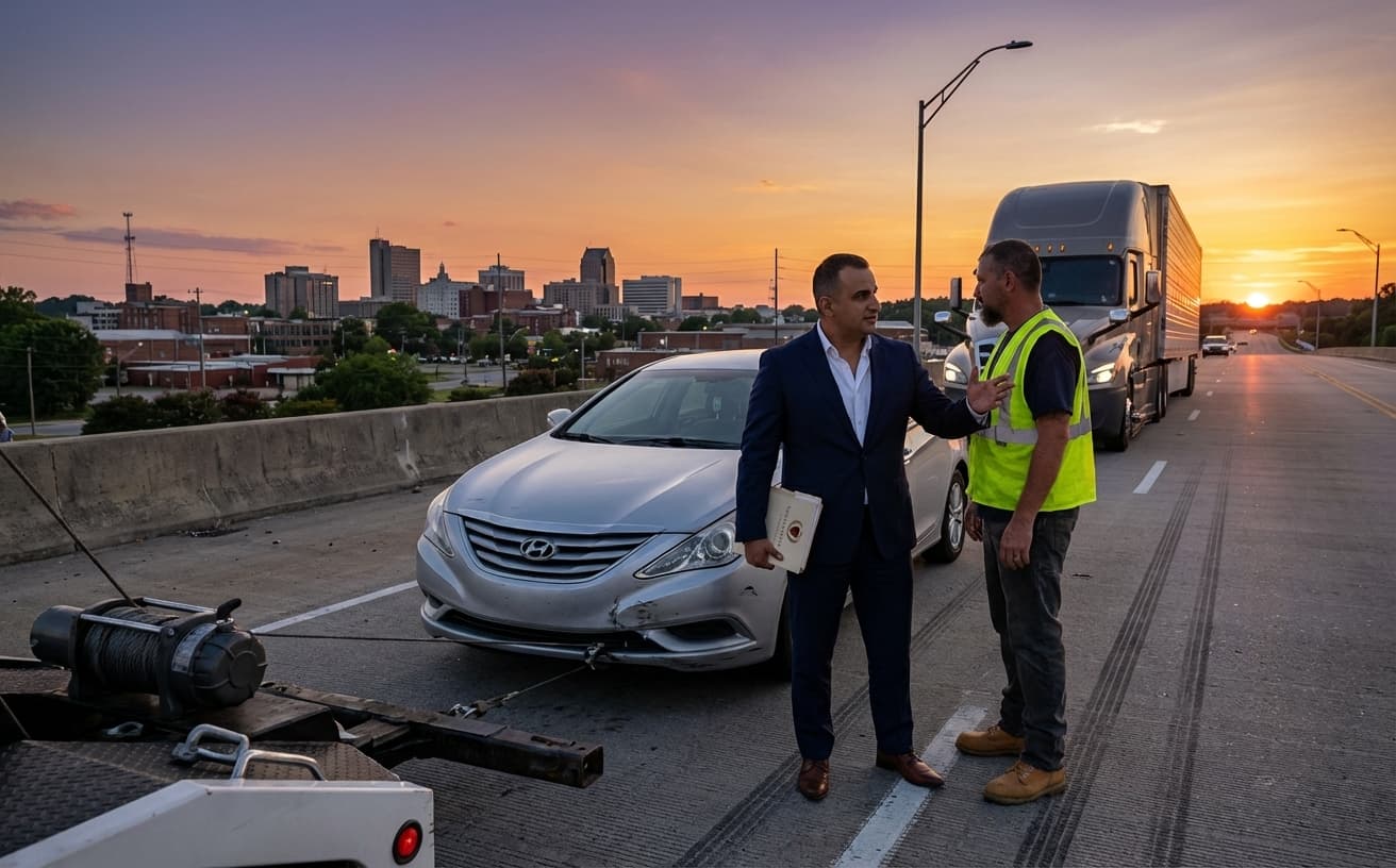 What Happens in Staged Truck Accidents in Smithfield 2026