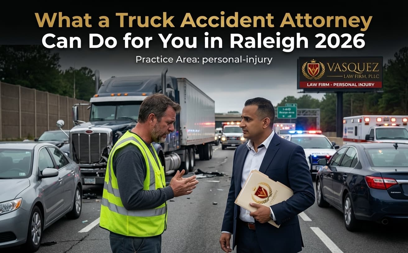 What a Truck Accident Attorney Can Do for You in Raleigh 2026