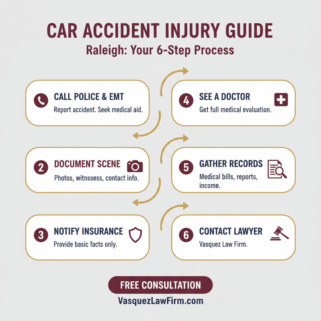 Visual Guide 1 for How to Find the Right Car Accident Lawyer in Raleigh in 2026