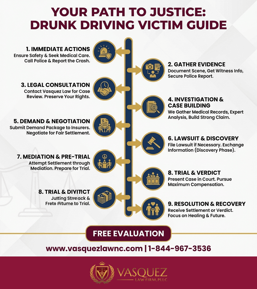 Process Timeline for What Happens After a Drunk Driving Crash in 2026