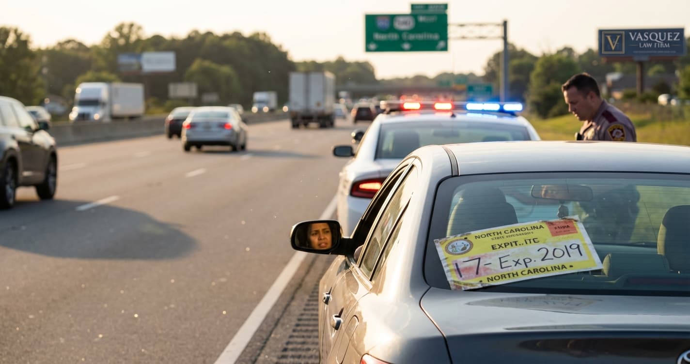 NC Supreme Court to Review Police Stops for Temporary Tags