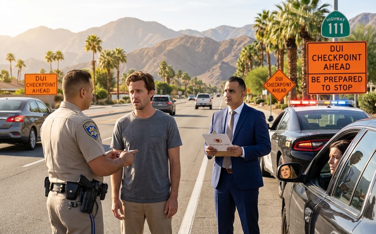 What You Need to Know About DUI Checkpoints in Indian Wells in 2026