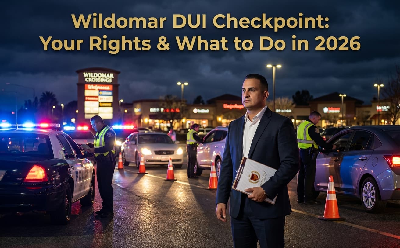 Know Your Rights at a Wildomar DUI Checkpoint in 2026