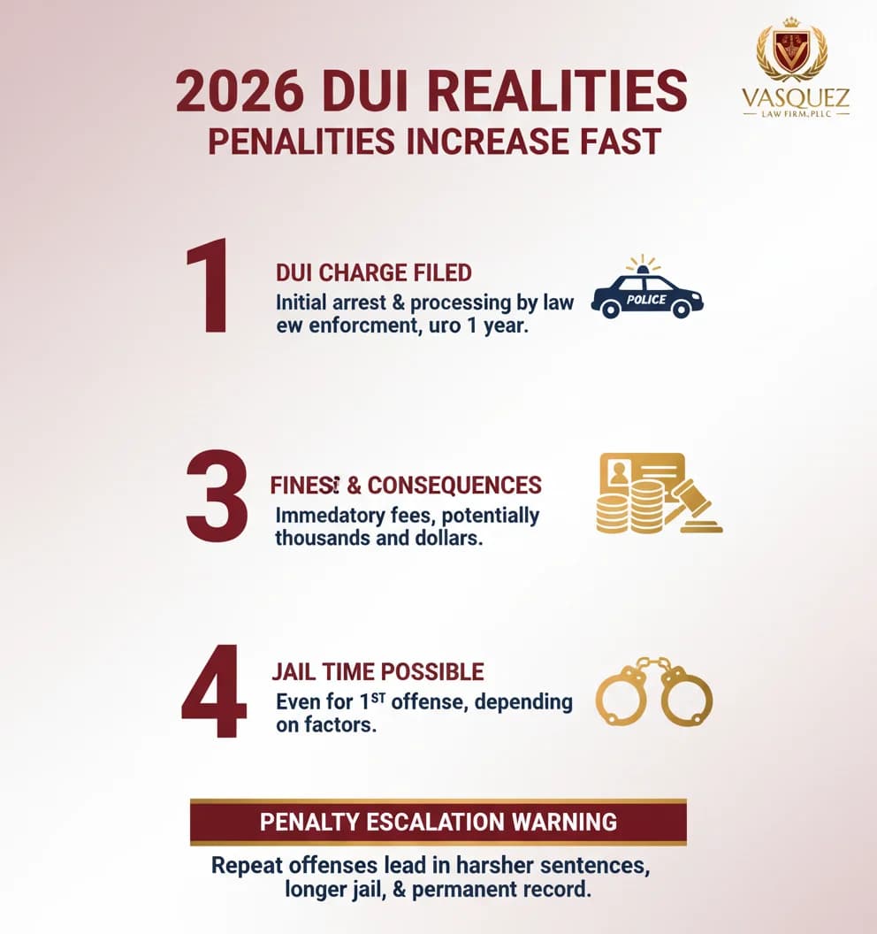 Key Statistics and Data for The Truth About 2026 DUI Penalties and How a Traffic Lawyer Can Help in NC