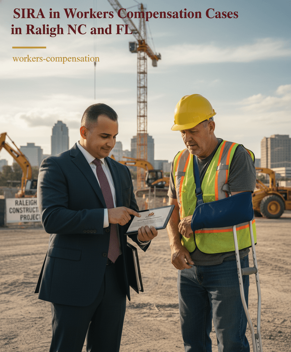 SIRA in Workers Compensation Cases in Raleigh NC and FL