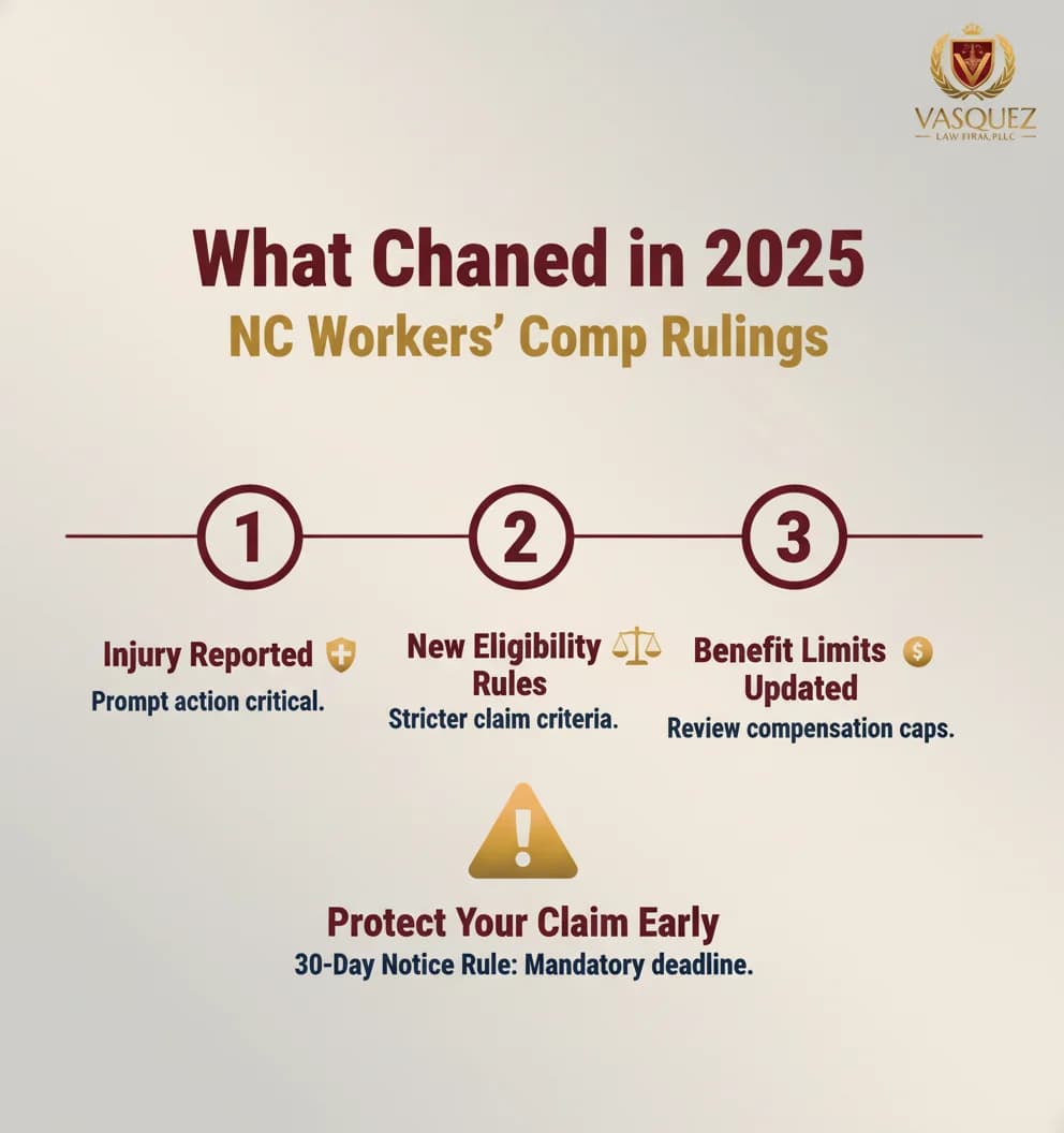 Key Statistics and Data for How 2025 Rulings Are Changing Workers Compensation Claims in NC