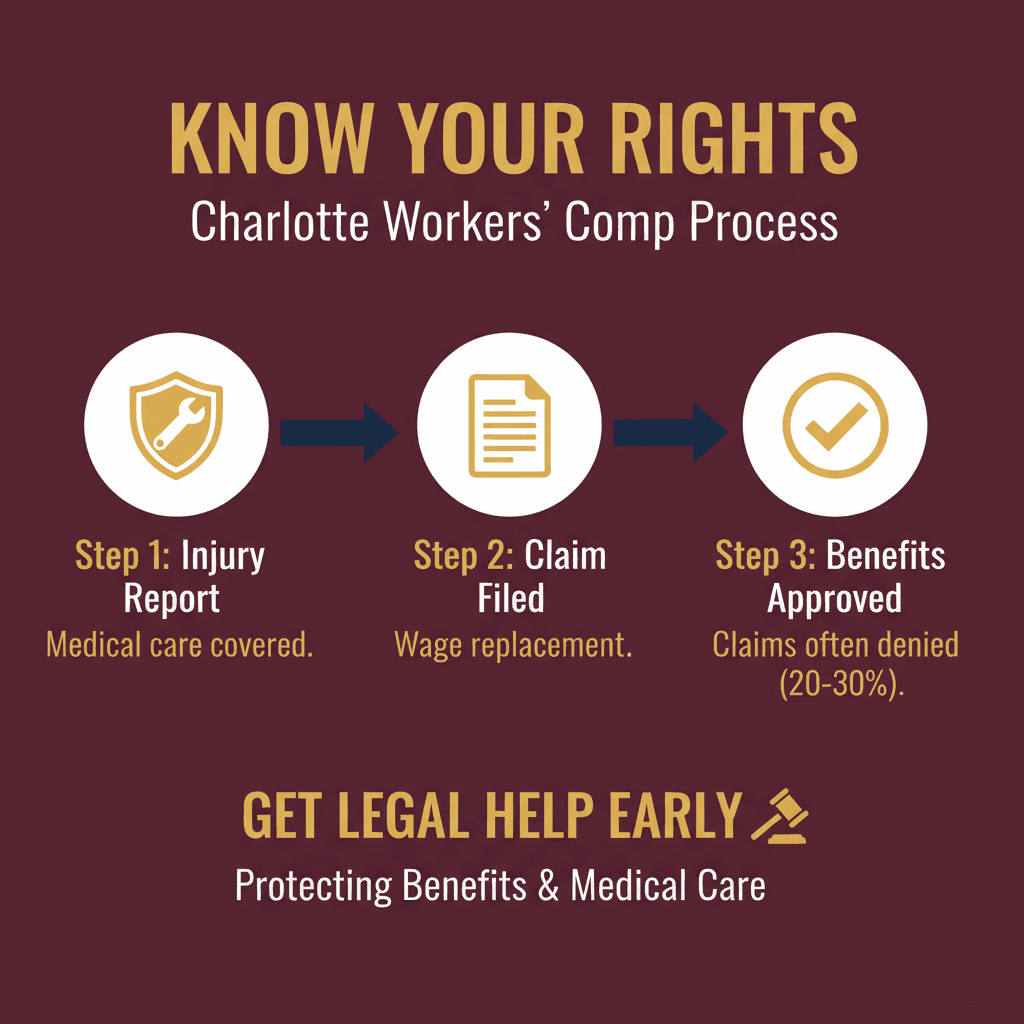 Key Statistics and Data for Why Legal Guidance for Workplace Injury in Charlotte, NC Matters More Than You Think - Rosensteel Fleishman Car Accident & Injury Lawyers