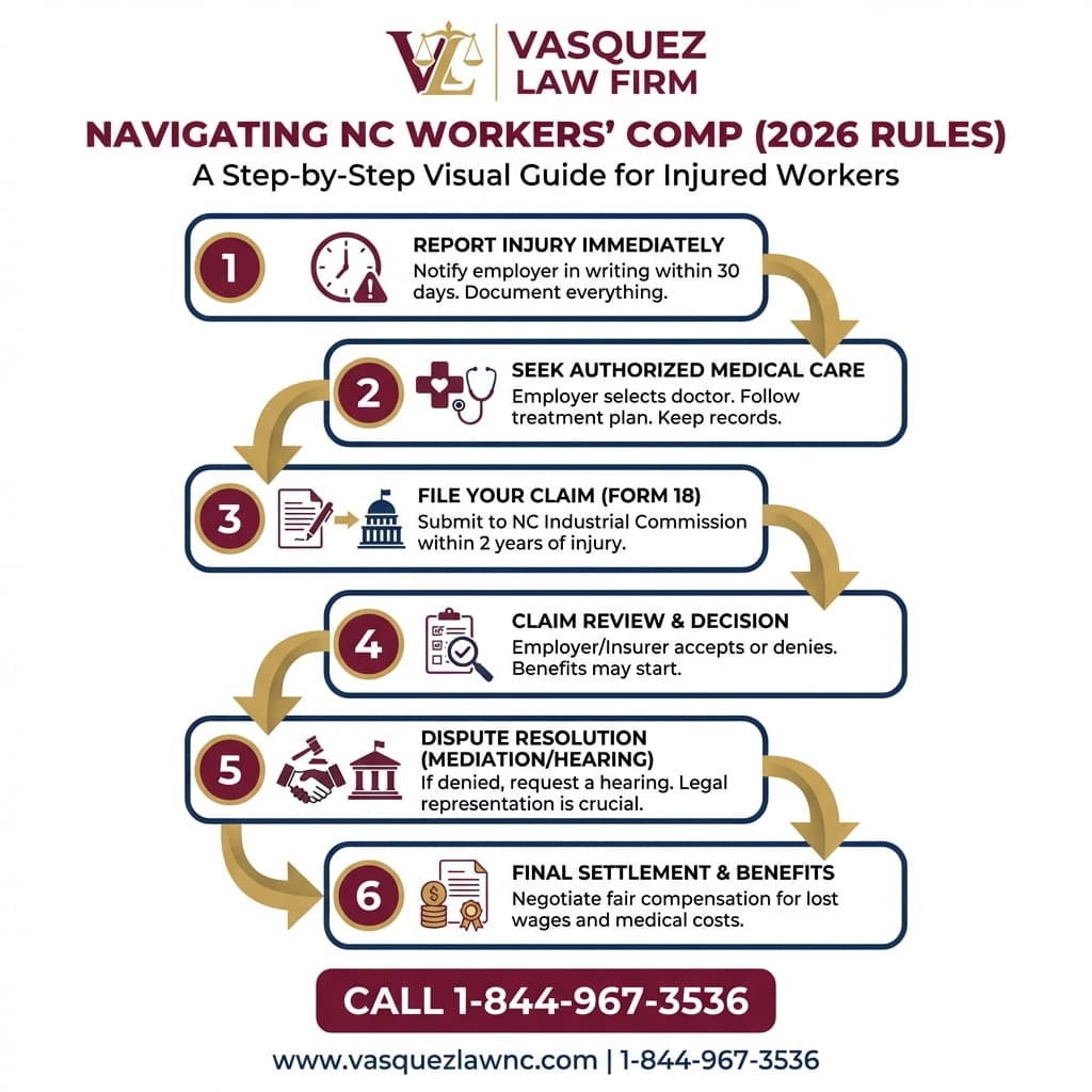 Visual Guide 1 for North Carolina Workers Compensation Payouts: What to Expect in 2026