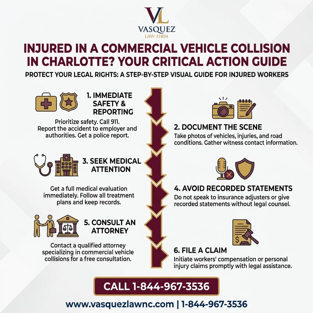 Visual Guide 1 for What Happens After Commercial Vehicle Collisions in Charlotte 2026