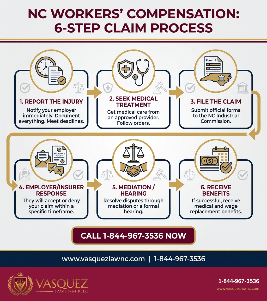 Visual Guide 1 for North Carolina Workers Compensation: How It Works in 2026
