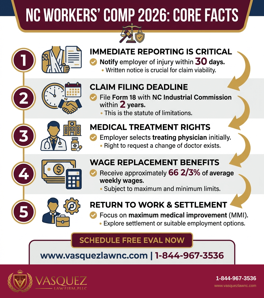 Visual Guide 2 for North Carolina Workers Compensation: How It Works in 2026