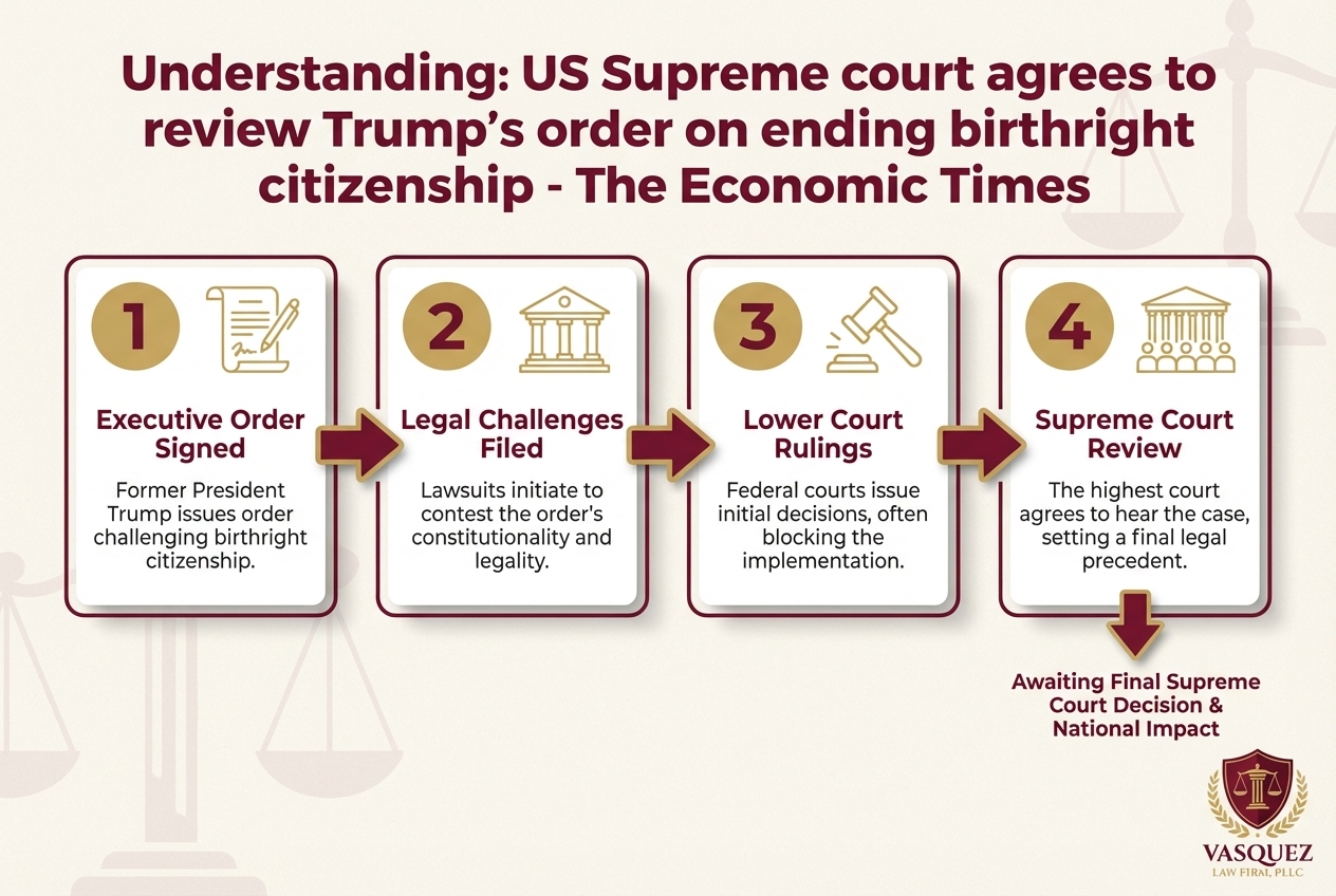 Process Timeline for Supreme Court Reviews Birthright Citizenship Changes