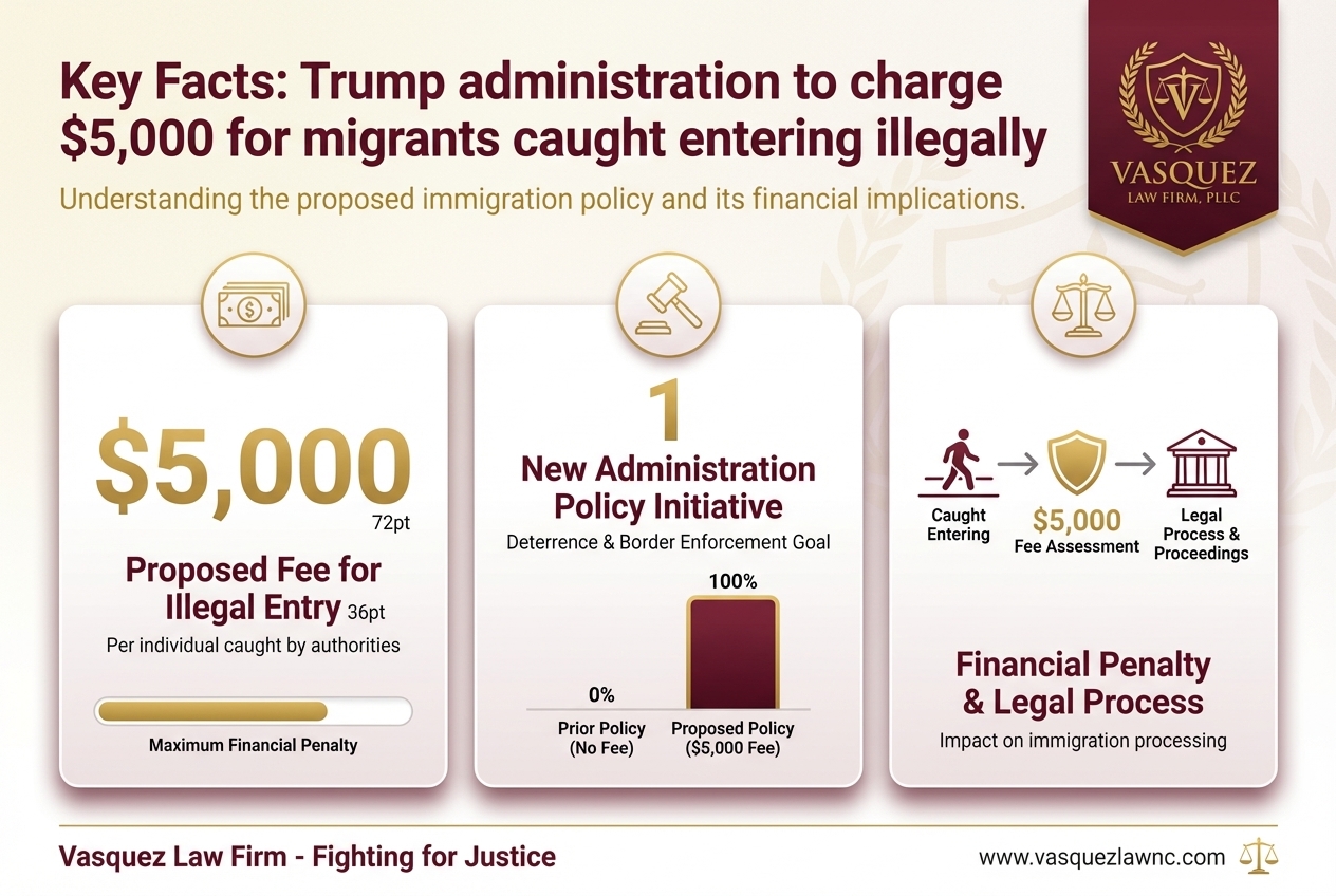 Key Statistics and Data for New $5,000 Penalty for Illegal Entry: Navigating Immigration Law