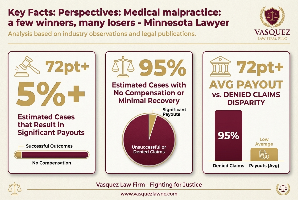 Key Statistics and Data for Understanding Medical Malpractice: Insights for North Carolina Clients